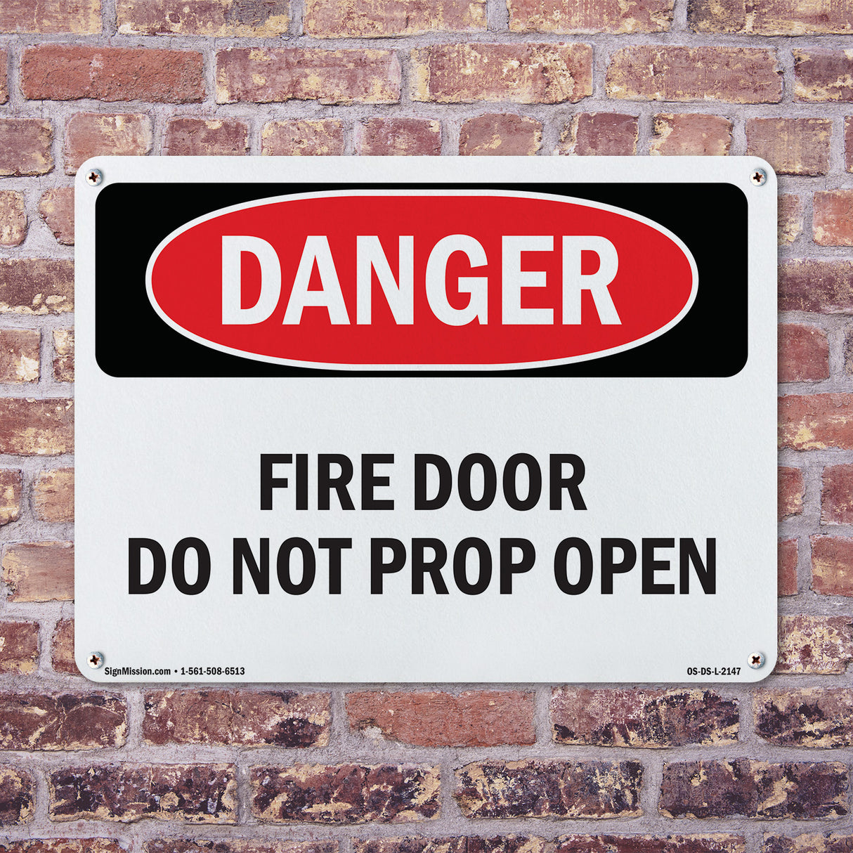 Fire Door Do Not Prop Open