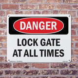 Lock Gate At All Times