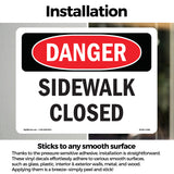 Sidewalk Closed