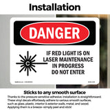 If Red Light Is On Laser