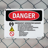 Emergency Generator Danger High