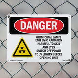 Germicidal Lamps Emit UV-C Radiation
