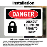 Lockout Equipment Prior To Entry