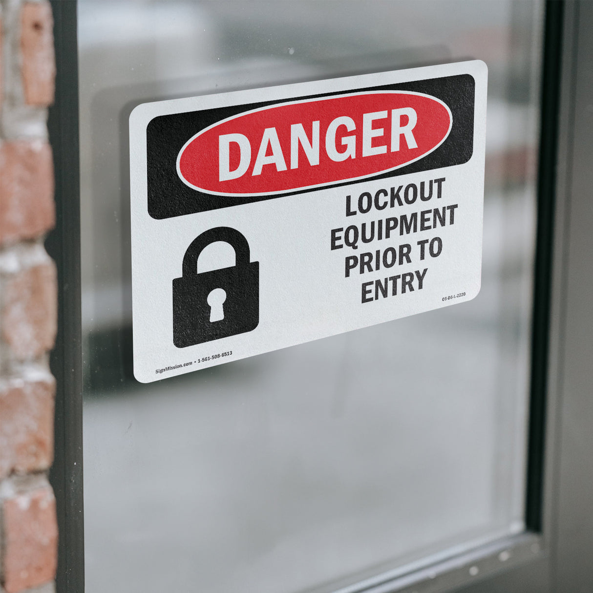 Lockout Equipment Prior To Entry