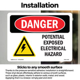 Potential Exposed Electrical Hazard