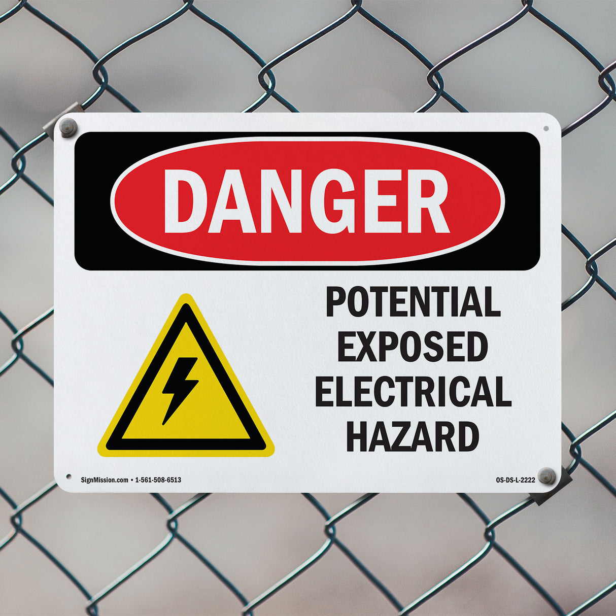 Potential Exposed Electrical Hazard
