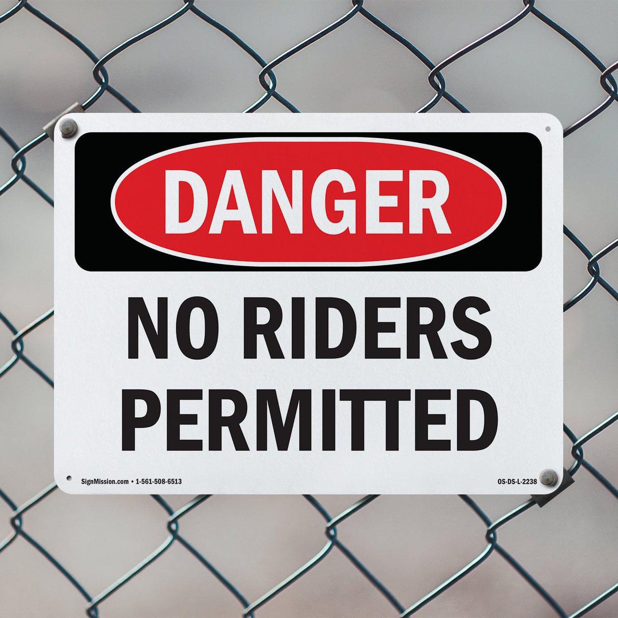 No Riders Permitted