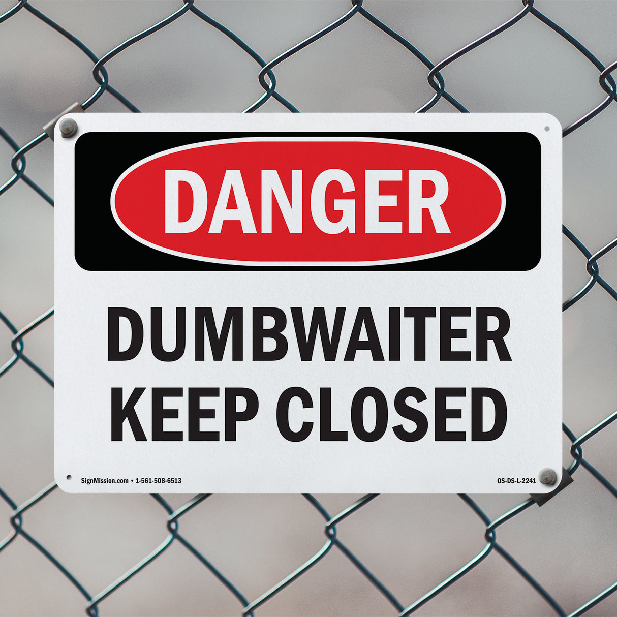 Dumbwaiter Keep Closed