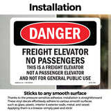 Freight Elevator No Passengers This Is A