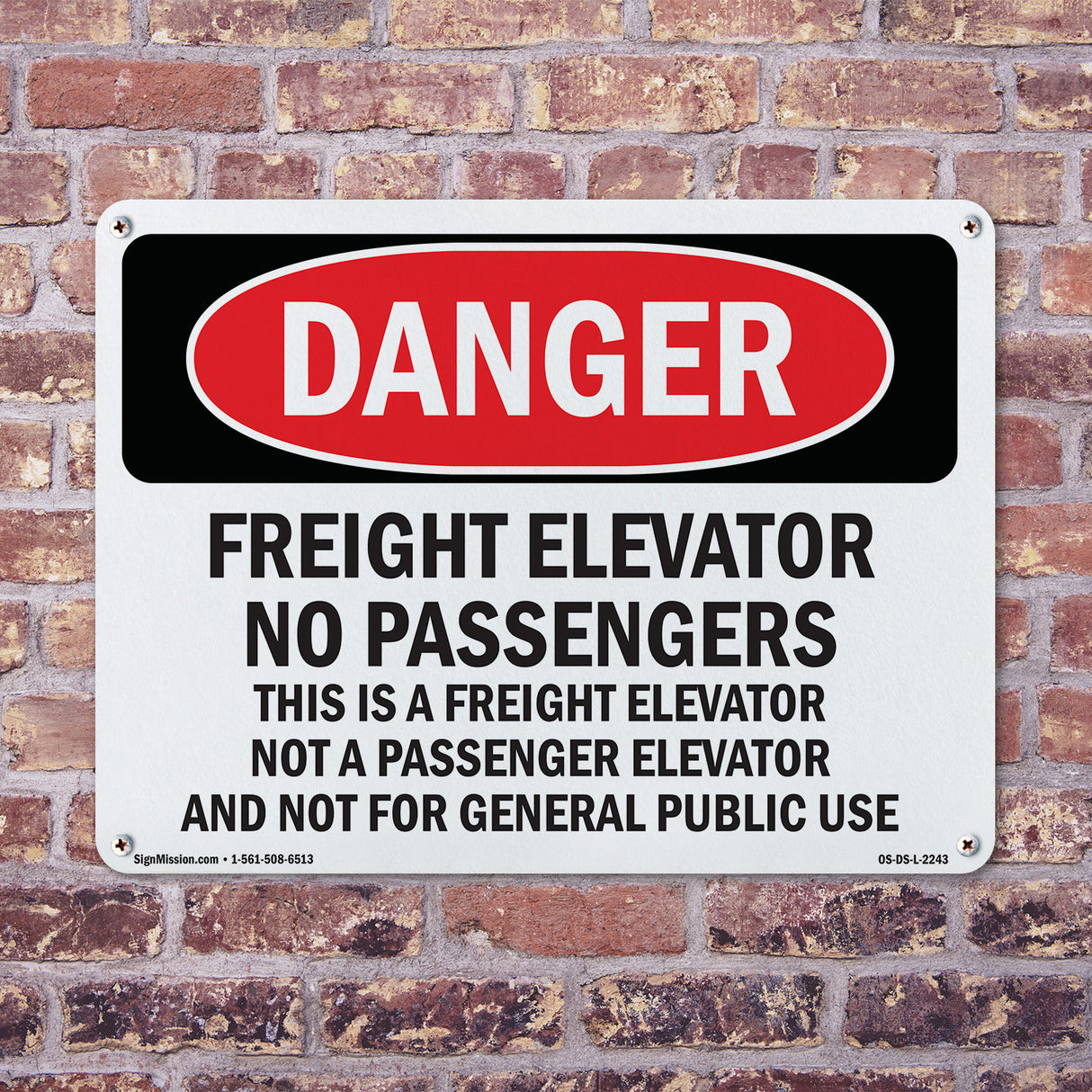 Freight Elevator No Passengers This Is A