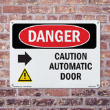 Caution Automatic Door [Right Arrow]
