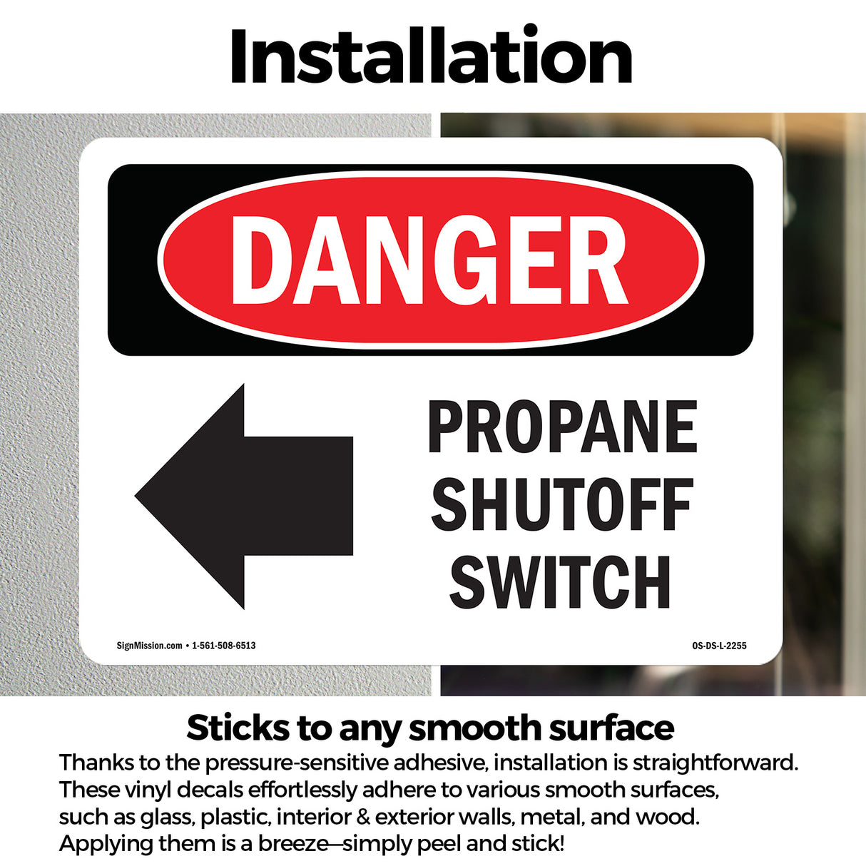 Propane Shutoff Switch [Left Arrow]