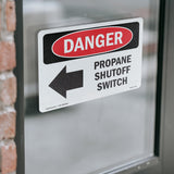 Propane Shutoff Switch [Left Arrow]