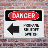 Propane Shutoff Switch [Left Arrow]
