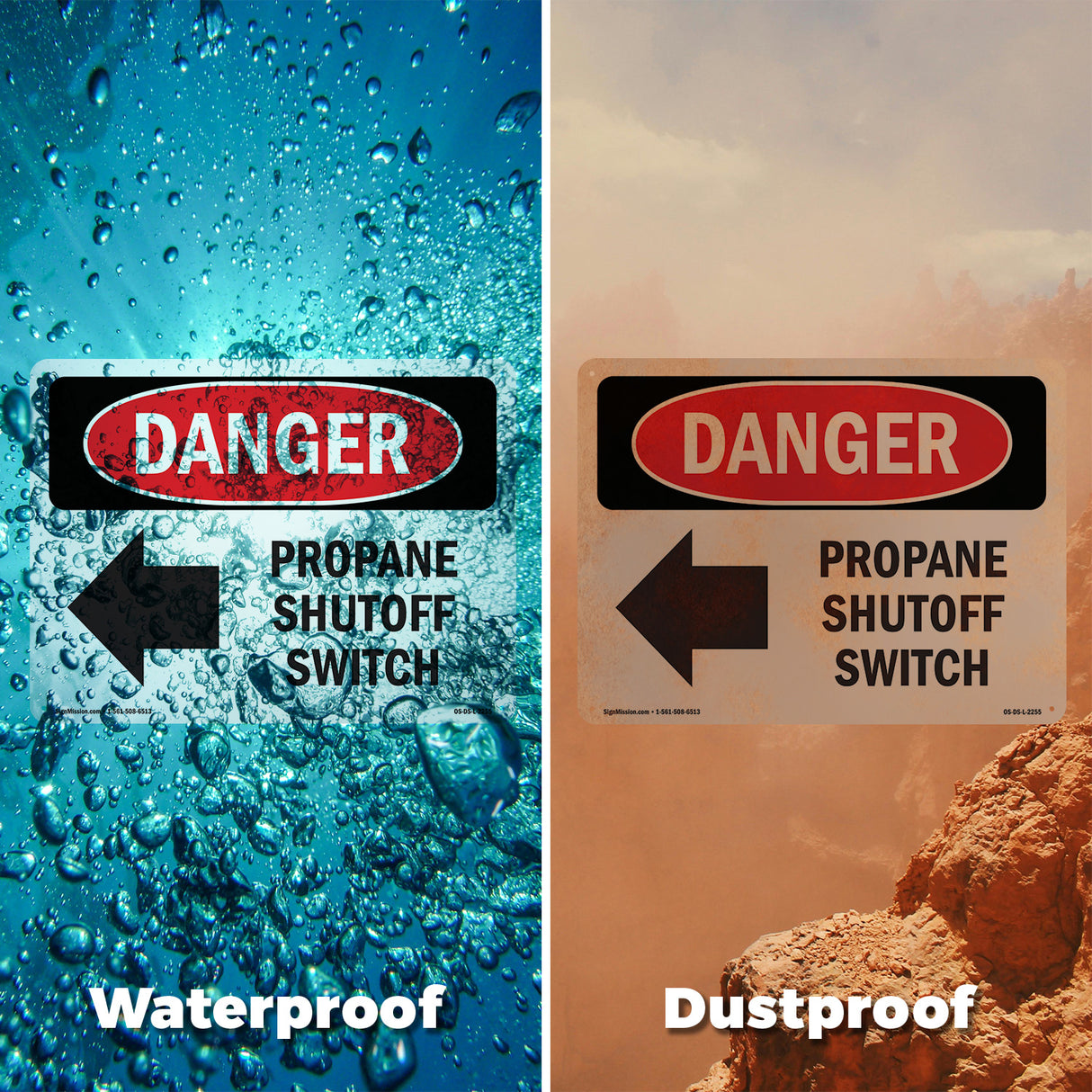 Propane Shutoff Switch [Left Arrow]