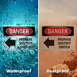 Propane Shutoff Switch [Left Arrow]