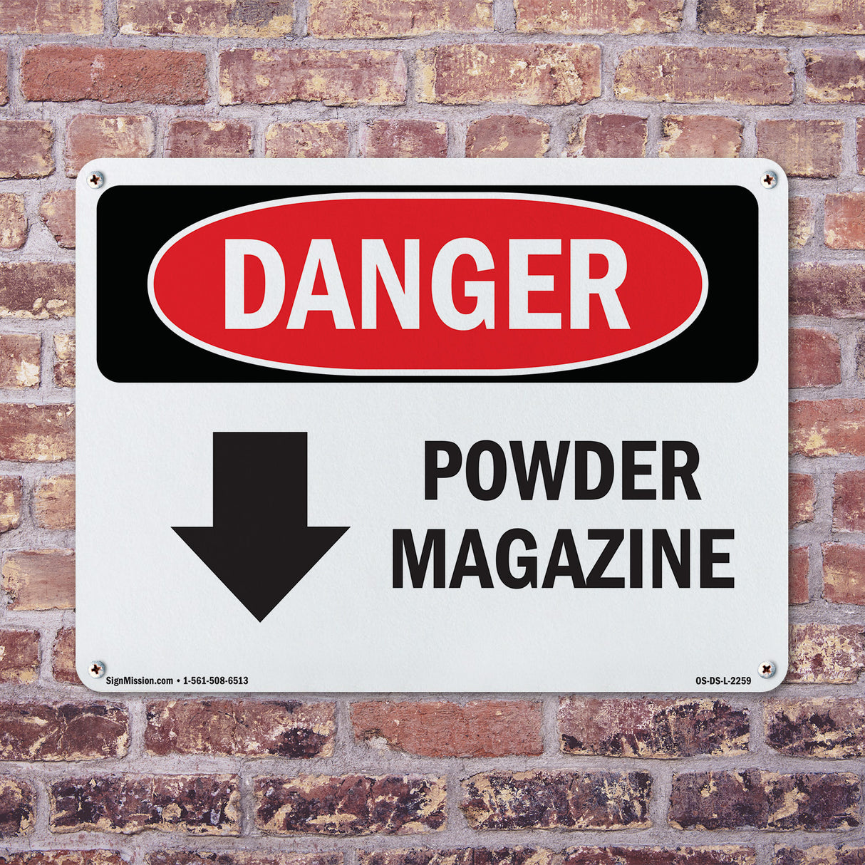 Powder Magazine [Down Arrow]