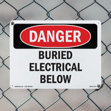 Buried Electrical Below
