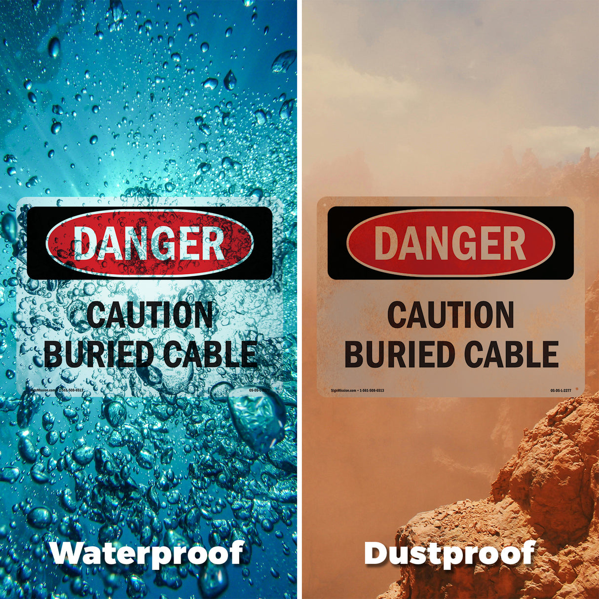 Caution Buried Cable
