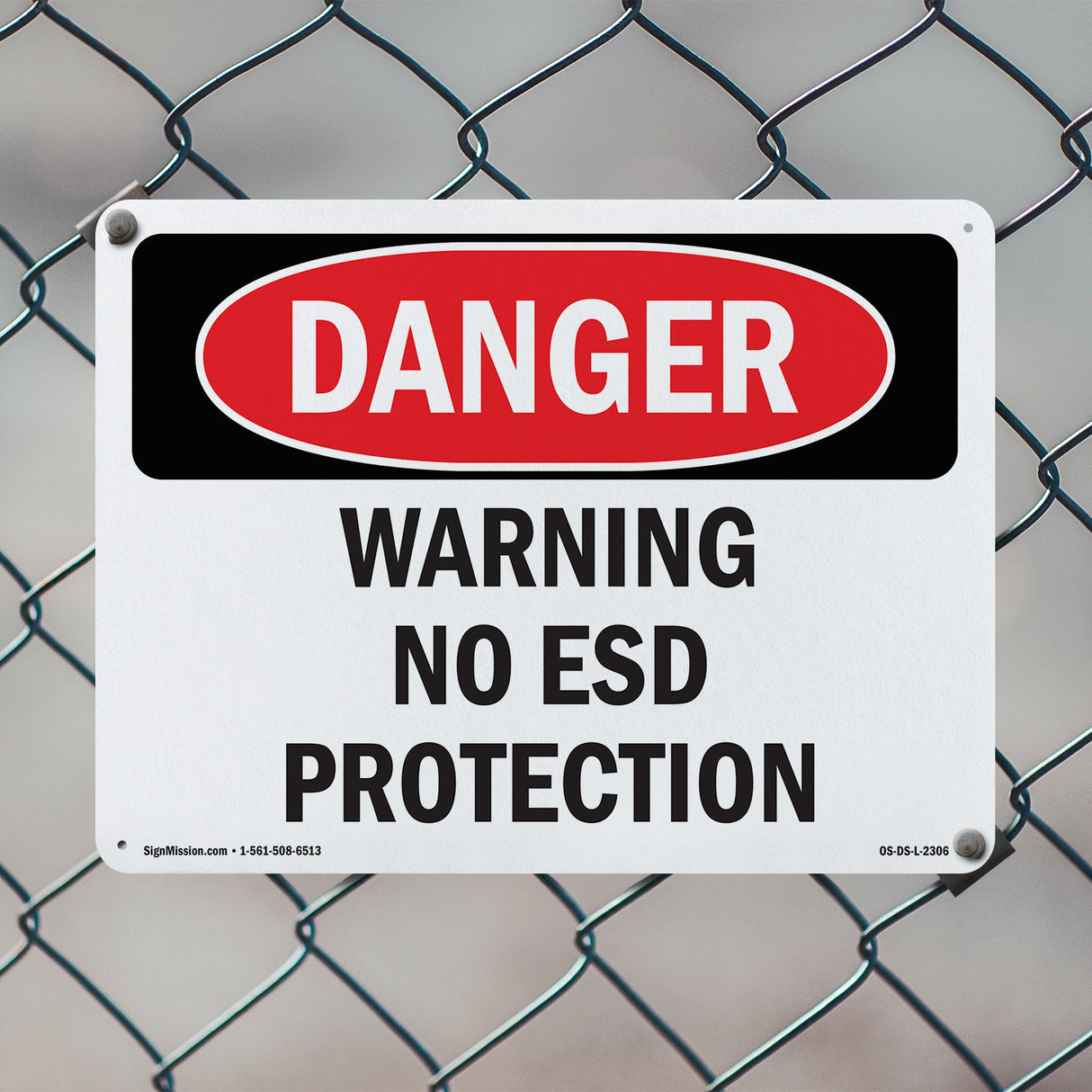 Warning No ESD Protection