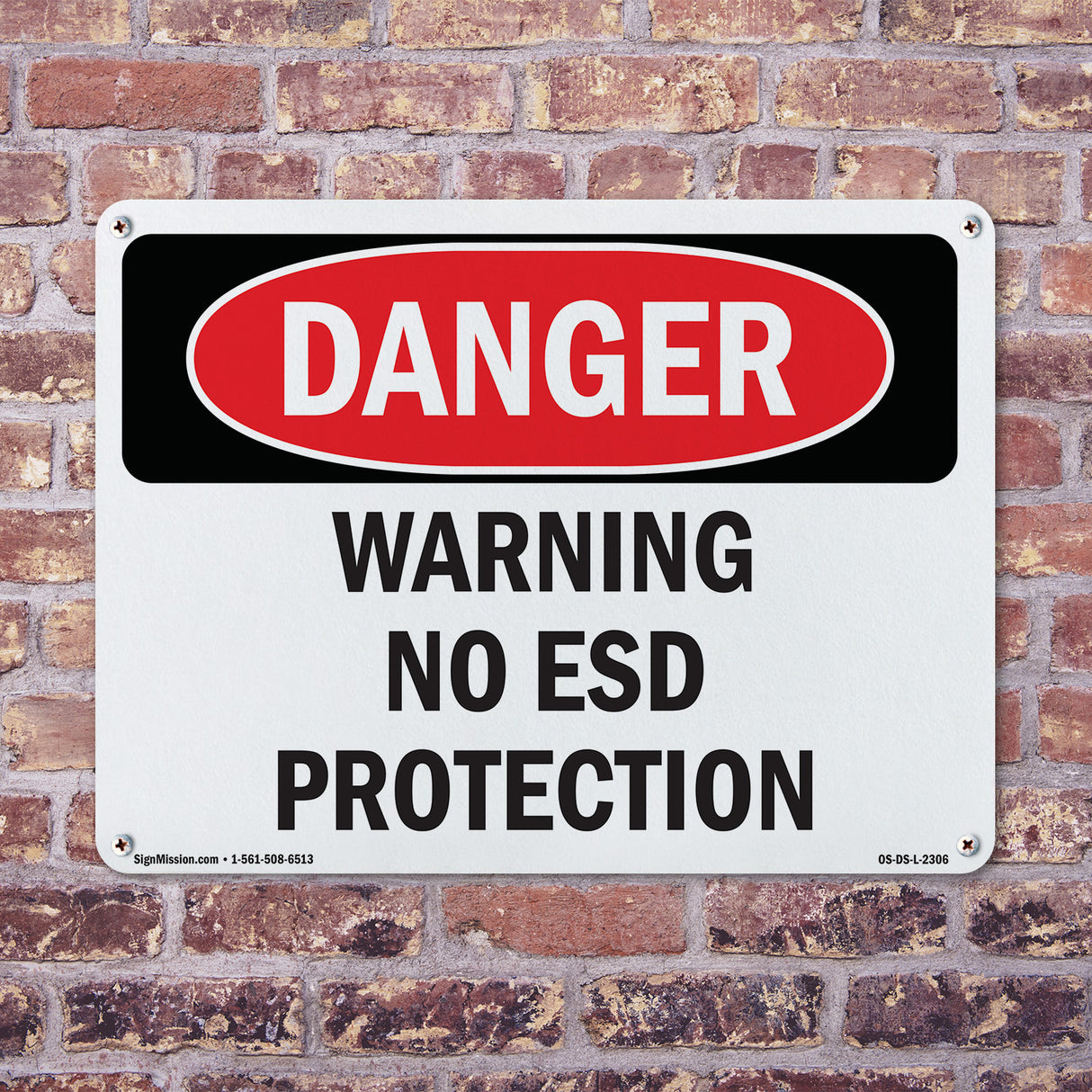 Warning No ESD Protection