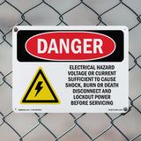 Electrical Hazard Voltage Or