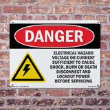 Electrical Hazard Voltage Or