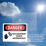 This Equipment Starts Automatically