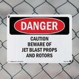 Caution Beware Of Jet Blast Props And Rotors