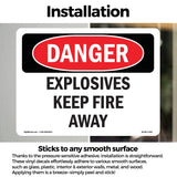 Explosives Keep Fire Away