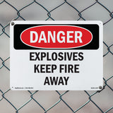 Explosives Keep Fire Away