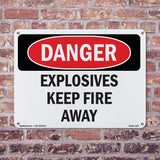 Explosives Keep Fire Away
