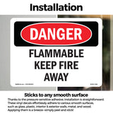 Flammable Keep Fire Away