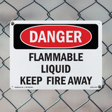 Flammable Liquid Keep Fire Away