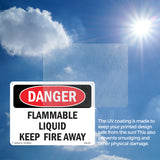 Flammable Liquid Keep Fire Away