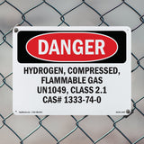 Hydrogen  Compressed  Flammable Gas Un1049