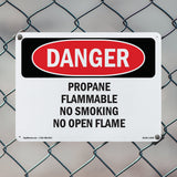 Propane Flammable No Smoking No Open Flame