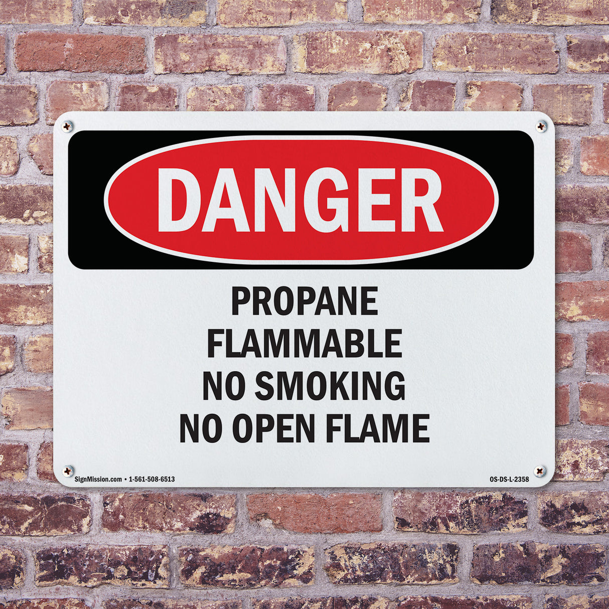 Propane Flammable No Smoking No Open Flame
