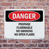 Propane Flammable No Smoking No Open Flame