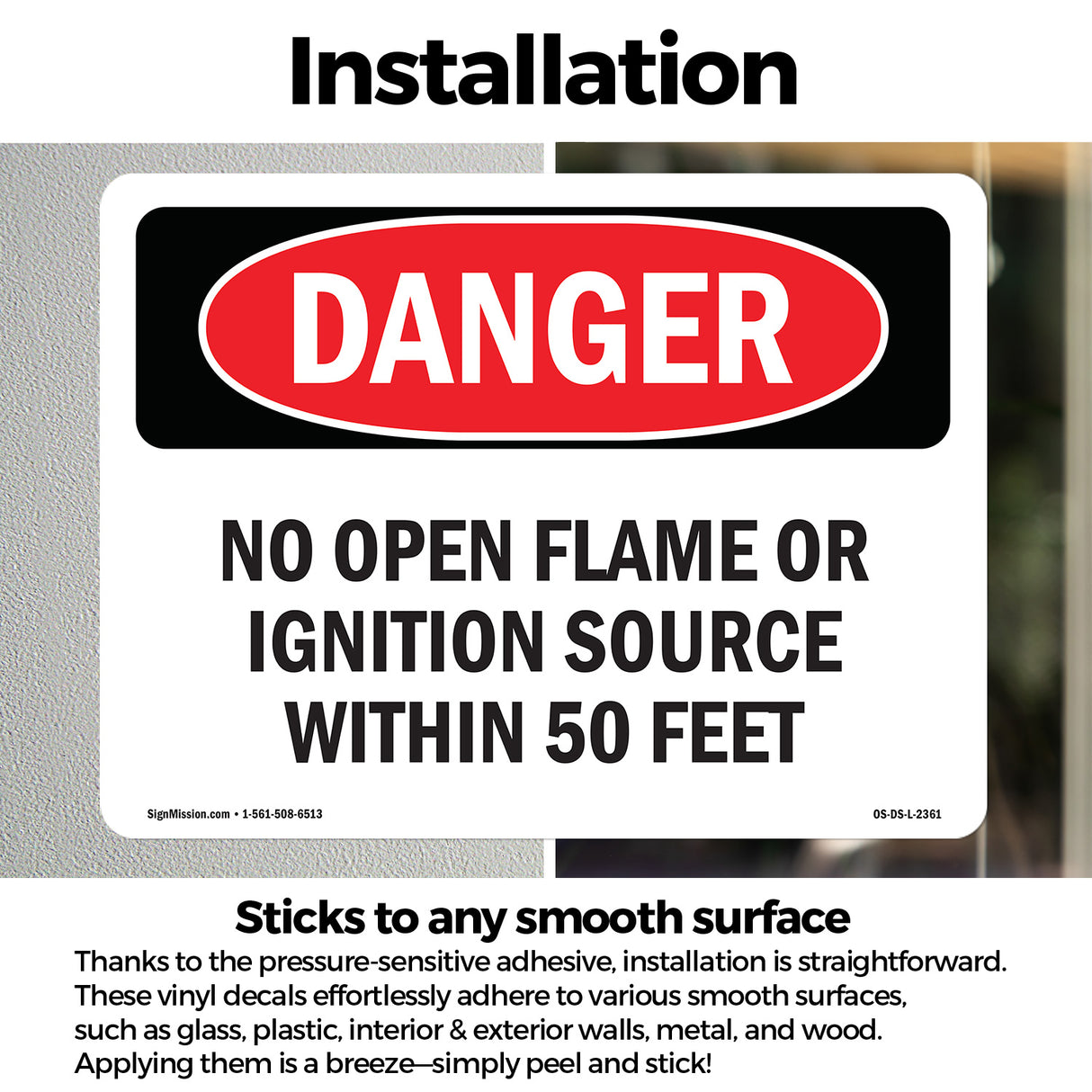 No Open Flame Or Ignition Source Within 50 Feet