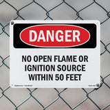 No Open Flame Or Ignition Source Within 50 Feet