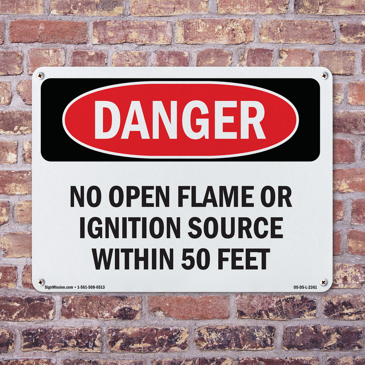 No Open Flame Or Ignition Source Within 50 Feet
