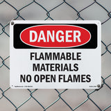 Flammable Materials No Open Flames