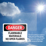 Flammable Materials No Open Flames