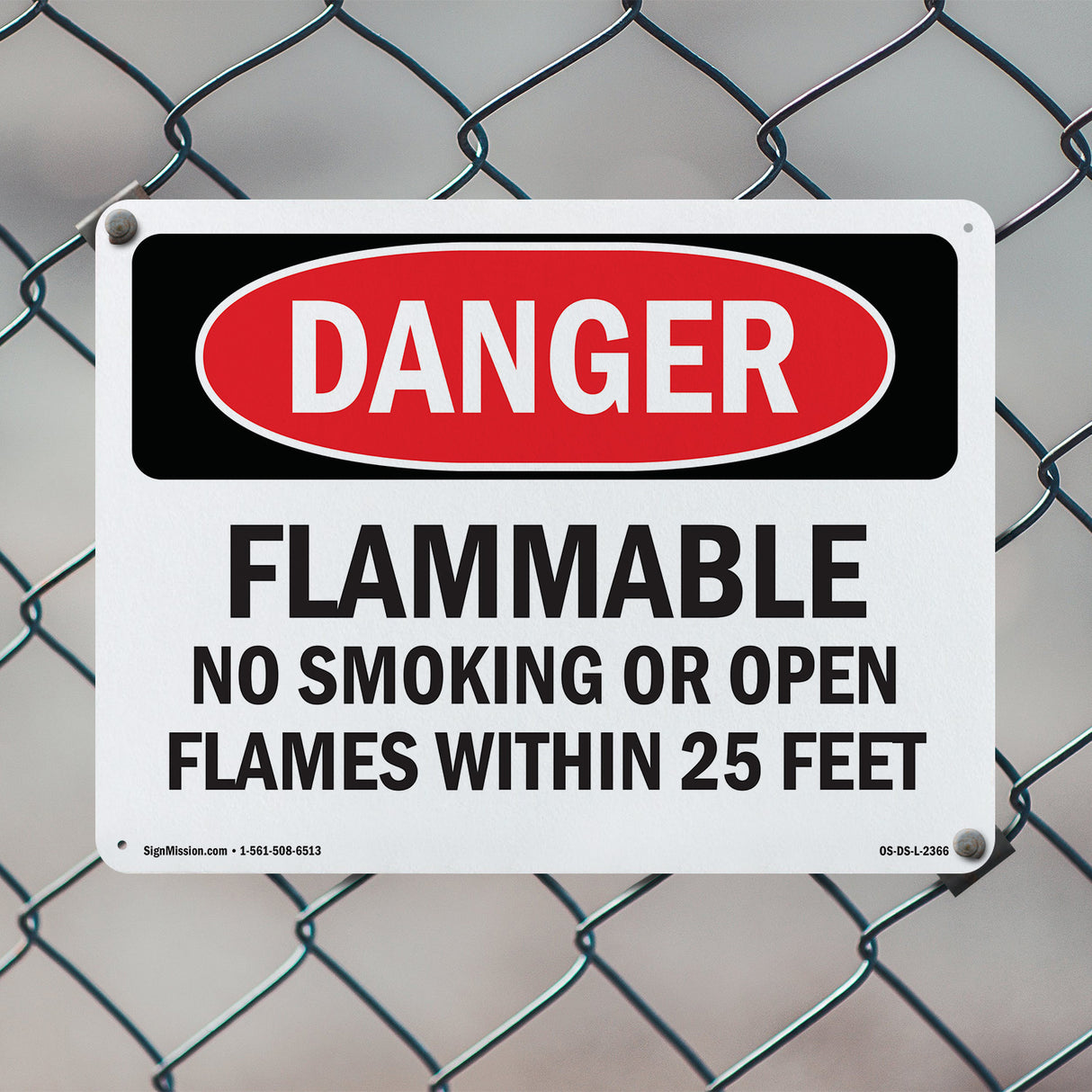 Flammable No Smoking Or Open Flames Within 25 Feet