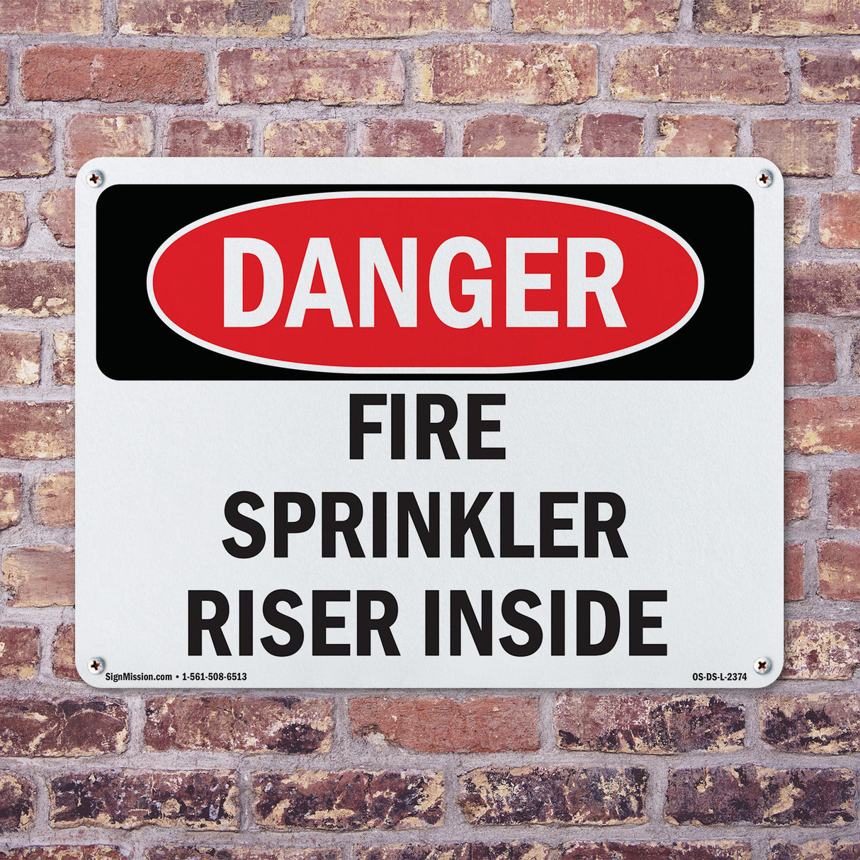 Fire Sprinkler Riser Inside
