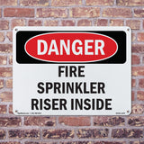 Fire Sprinkler Riser Inside