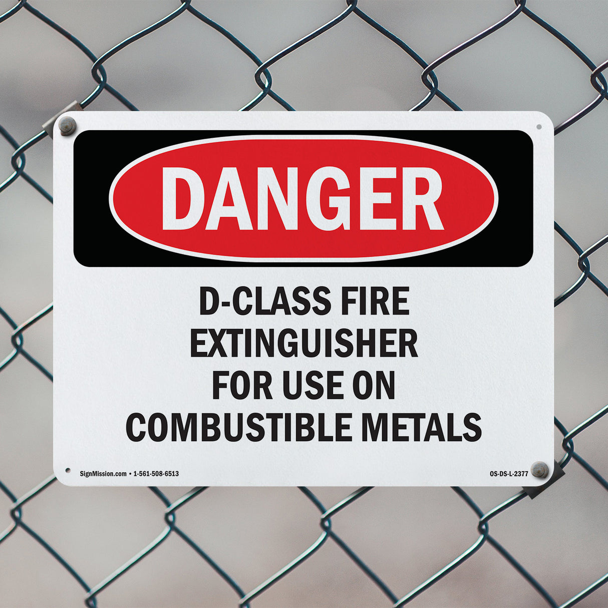 D-Class Fire Extinguisher For Use On Combustible