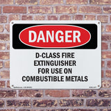 D-Class Fire Extinguisher For Use On Combustible