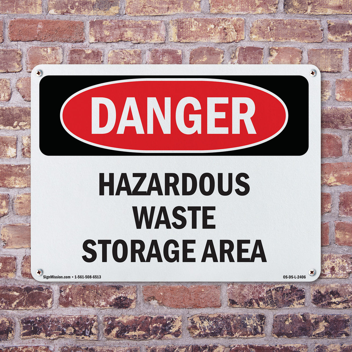 Hazardous Waste Storage Area